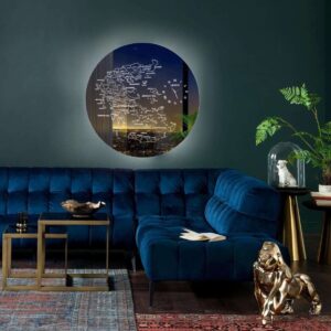 Καθρέφτης ρολόι J20 led 