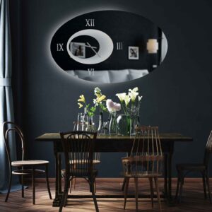 Καθρέφτης ρολόι L110 led 