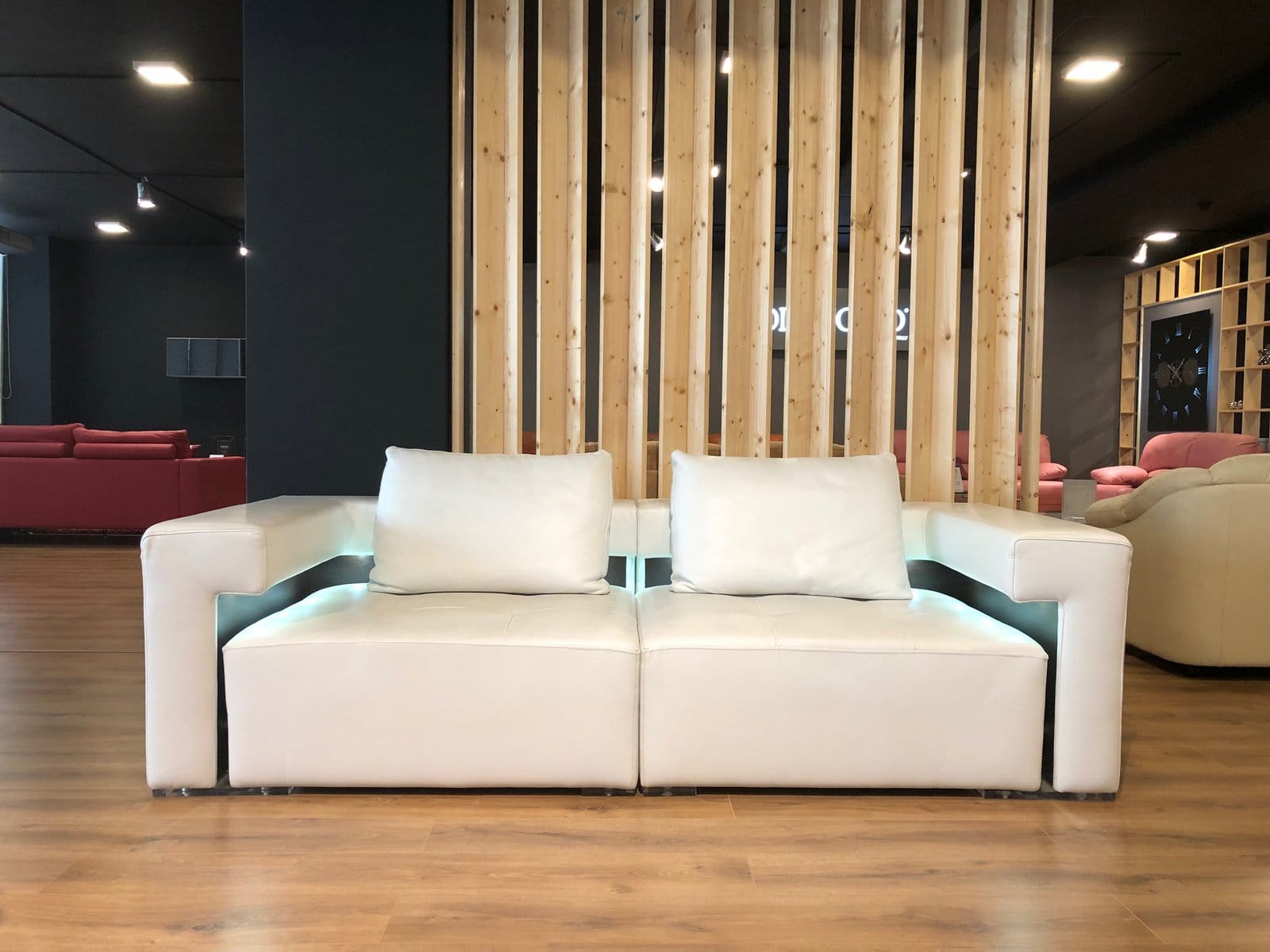 Καναπές Luxury LED Δέρμα  Καναπές Luxury LED Δέρμα