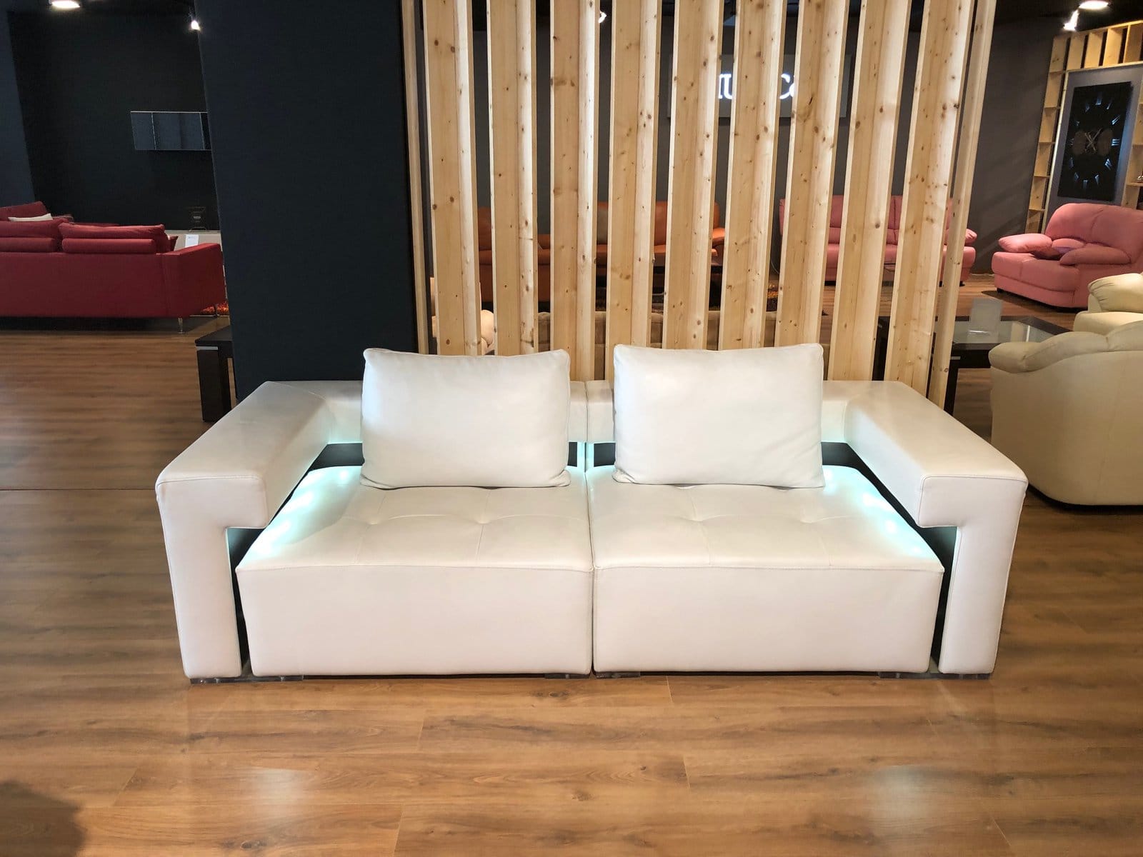 Καναπές Luxury LED Δέρμα  Καναπές Luxury LED Δέρμα