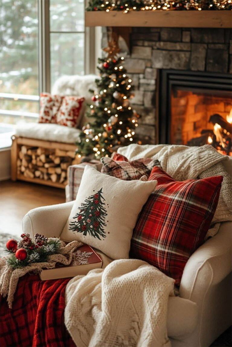 3 design moves για άμεση χριστουγεννιάτικη ατμόσφαιρα στο σαλόνι