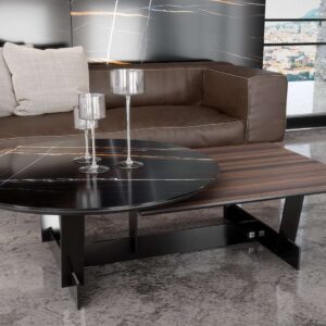 Τραπέζι σαλονιού Double metal 