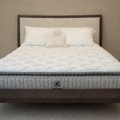 Κρεβάτι Μελίρα High Headboard & Στρώμα Moon